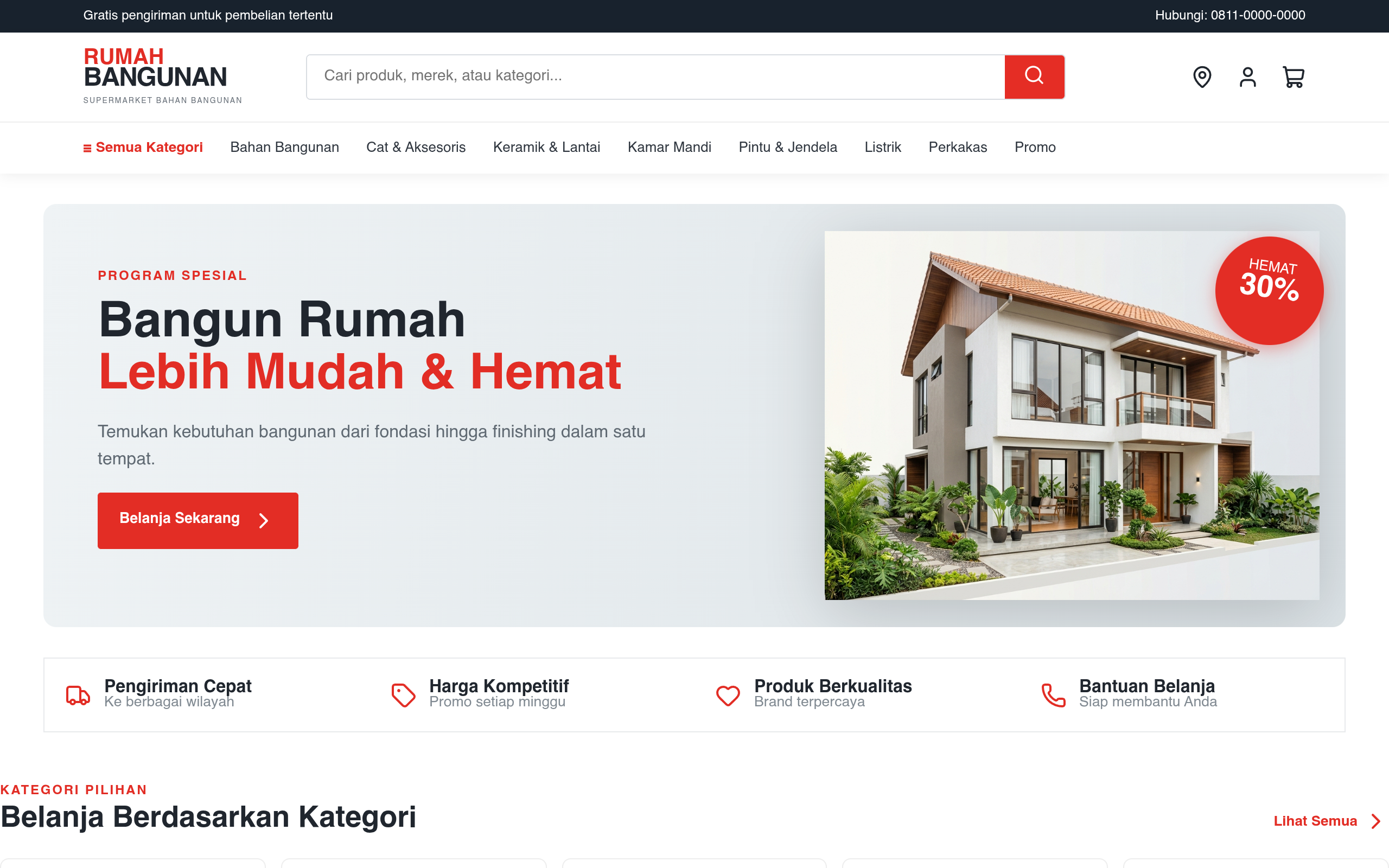 Preview Website Rumah Bangunan