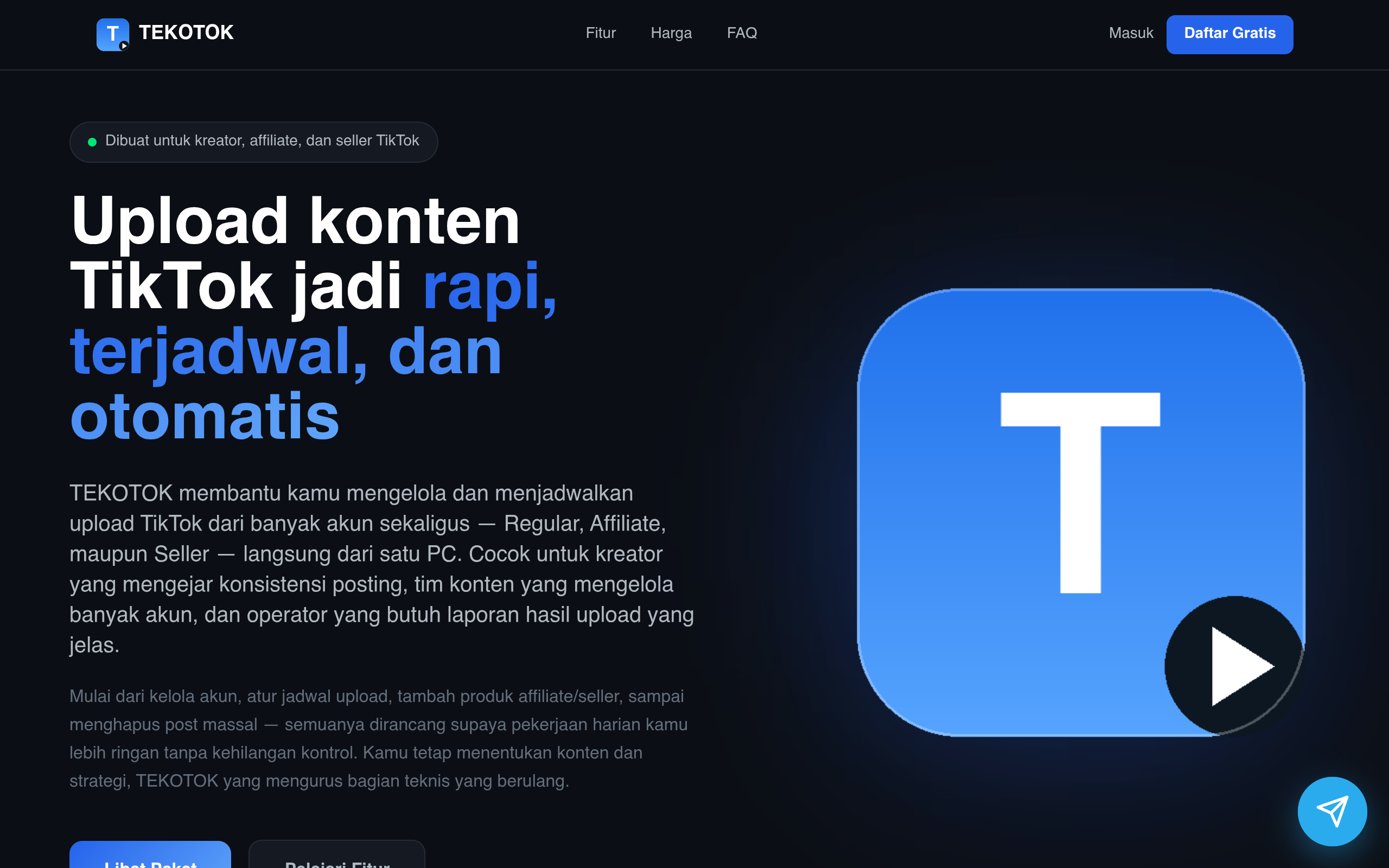 Preview Website TEKOTOK