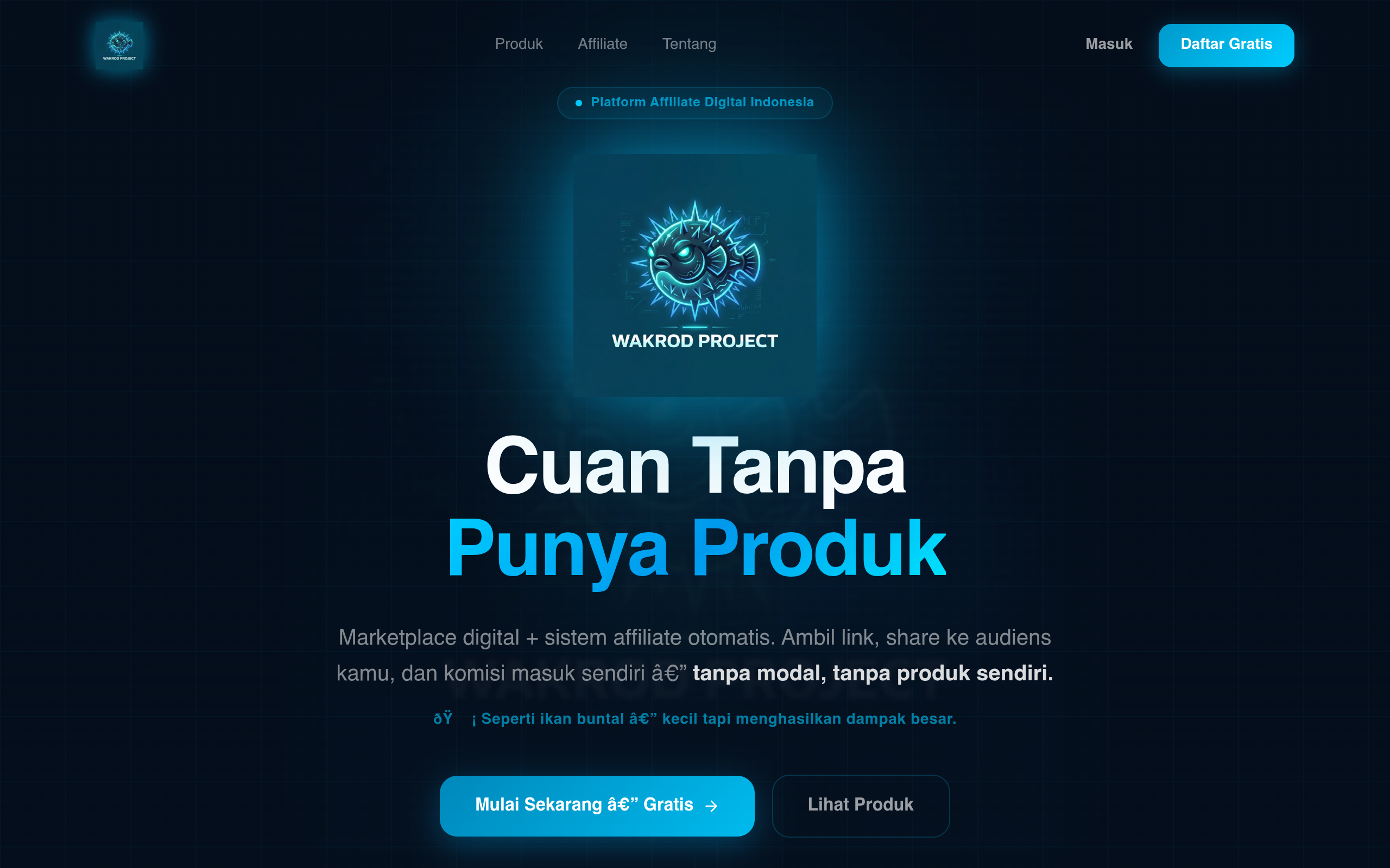 Preview Website Wakrod Project