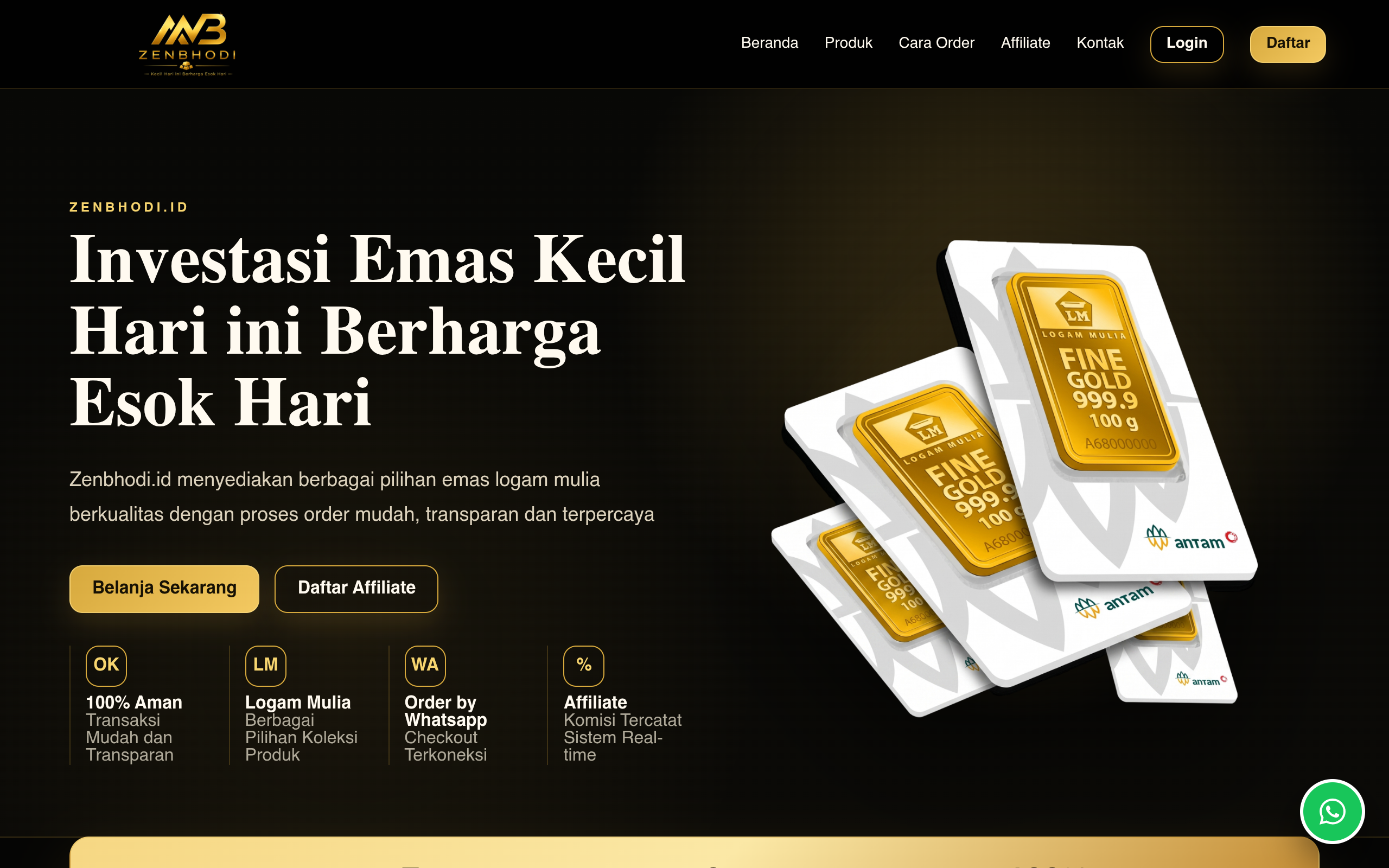 Preview Website ZenBhodi